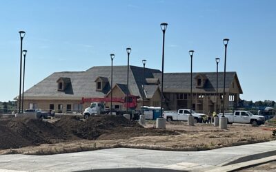The development of Little Miss Sunshine’s Preschool and Playhouse located in Whisper Village, Arvada, CO is well underway!